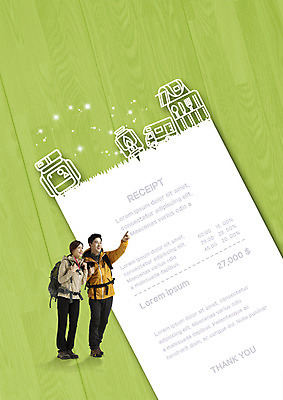 PSD 편집 편집이미지 여자 남자 배낭 캠핑도구 성인 두명 쇼핑 한국인 등산복 영수증 이미지편집 옷 가방 사람 동양인 금융 등산 캠핑 도구 파일형식