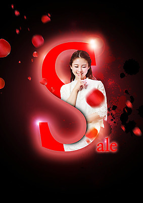 PSD 편집 편집이미지 여자 꽃잎 한명 성인 쇼핑 세일 한국인 쉿 이미지편집 1 꽃 사람 동양인 조용 파일형식