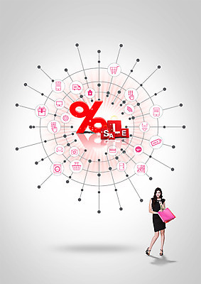 PSD 외국인 편집 편집이미지 여자 한명 성인 쇼핑 쇼핑백 세일 퍼센트 이미지편집 1 가방 사람 인종 특수기호 파일형식