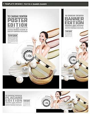 PSD 우먼라이프 배너템플릿 여자 가로배너 ZIP 포스터 세로배너 한명 상반신 20대 성인 옆모습 세트 화장 뷰티 한국인 현수막 붓 볼터치 진주 가리비 메이크업베이스 파우더팩트 의료성형뷰티 템플릿 1 라이프스타일 배너 뷰포인트 조개 사람 동양인 청년 가로 세로 화장품 보석 파일형식