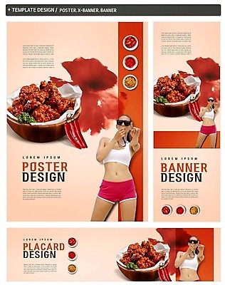 PSD 서양인 배너템플릿 여자 가로배너 ZIP 포스터 세로배너 한명 상반신 20대 성인 세트 선글라스 양념치킨 현수막 가리킴 호루라기 홍고추 해상안전요원 외국인 템플릿 1 배너 안경 고추 사람 손짓 청년 가로 세로 치킨 안전요원 파일형식