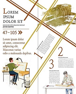 PSD 템플릿 표지디자인 북디자인 출판디자인 남자 건축 내지 리플렛 2단접지 북커버 탁자 앉기 팜플렛 20대 성인 두명 인테리어 설계도 망치 건축가 DIY 망치질 이미지템플릿 직업 디자인 가구 모션 건설업 사람 청년 취미 공구 파일형식