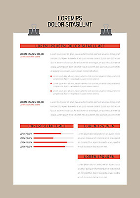 템플릿 내지 집게 사람없음 프레젠테이션 문서템플릿 서식 레이아웃 문서 제안서 이미지템플릿 AI파일 파일형식 벡터