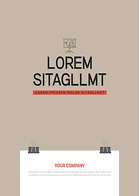 템플릿 표지 집게 사람없음 프레젠테이션 문서템플릿 서식 레이아웃 문서 제안서 이미지템플릿 AI파일 파일형식 벡터