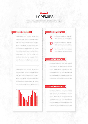템플릿 리본 내지 그래프 사람없음 프레젠테이션 문서템플릿 서식 레이아웃 문서 제안서 이미지템플릿 AI파일 파일형식 벡터