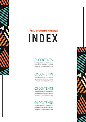 템플릿 내지 사람없음 프레젠테이션 문서템플릿 서식 레이아웃 문서 제안서 목차 이미지템플릿 AI파일 파일형식 벡터