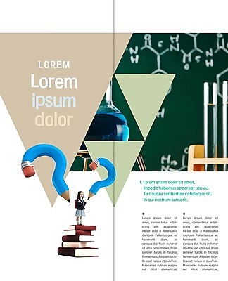 PSD 템플릿 표지디자인 북디자인 출판디자인 여자 어린이교육 교육 내지 어린이 리플렛 과학 2단접지 북커버 한명 소녀 팜플렛 책 칠판 한국인 물음표 플라스크 시험관 지우개연필 이미지템플릿 1 기호 실험기구 사람 동양인 연필 파일형식