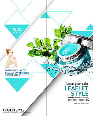PSD 서양인 템플릿 표지디자인 북디자인 출판디자인 여자 표지 리플렛 2단접지 북커버 나뭇잎 한명 팜플렛 상반신 20대 성인 옆모습 뷰티 삼각형 수분 수분크림 이미지템플릿 도형 외국인 1 뷰포인트 잎 사람 청년 화장품 파일형식