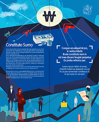 PSD 템플릿 표지디자인 북디자인 출판디자인 여자 남자 내지 리플렛 지폐 2단접지 북커버 서류가방 비즈니스 빌딩 팜플렛 여러명 성인 금융 동전 비즈니스맨 비즈니스우먼 원화 신문읽기 통화 이미지템플릿 다수 돈 가방 모션 사람 건물 경제 직장인 읽기 파일형식