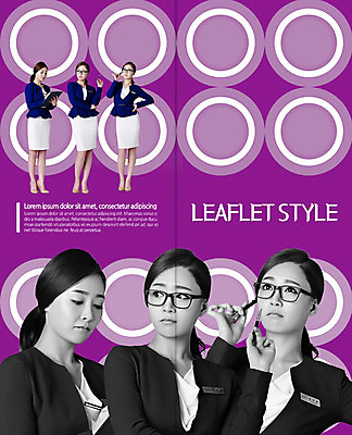 전신 PSD 템플릿 표지디자인 북디자인 출판디자인 여자 표지 안경 리플렛 2단접지 북커버 비즈니스 서기 팜플렛 여러명 상반신 20대 성인 한국인 비즈니스우먼 이미지템플릿 잡화 다수 모션 사람 동양인 청년 직장인 파일형식