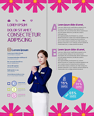 PSD 템플릿 표지디자인 북디자인 출판디자인 여자 꽃 내지 리플렛 2단접지 북커버 비즈니스 그래프 한명 팜플렛 상반신 20대 성인 한국인 비즈니스우먼 워킹맘 이미지템플릿 식물 1 엄마 사람 동양인 청년 직장인 파일형식