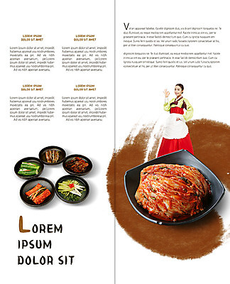 PSD 템플릿 접시 표지디자인 북디자인 출판디자인 여자 내지 한식 음식 리플렛 2단접지 북커버 반찬 한명 팜플렛 20대 성인 앞치마 한국인 OK 한복 배추김치 오이김치 이미지템플릿 1 한국전통 식기 김치 사람 동양인 손짓 청년 전통의상 파일형식