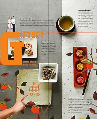 PSD 템플릿 접시 표지디자인 북디자인 출판디자인 여자 내지 리플렛 2단접지 북커버 나뭇잎 감 팜플렛 성인 두명 30대 추석 쇼핑카 한국인 가리킴 전통차 60대 찻잔 며느리 한과 시어머니 다식 이미지템플릿 식기 명절 노년 잎 과일 디저트 잔 사람 동양인 손짓 장년 차_음료 쇼핑 카트 전통음식 파일형식 시부모님