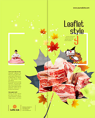 PSD 템플릿 표지디자인 북디자인 출판디자인 여자 표지 한식 리플렛 단풍 2단접지 북커버 식재료 생고기 한명 팜플렛 성인 30대 추석 한국인 소고기 절 소 한복 갈비 한우 이미지템플릿 1 한국전통 명절 음식 잎 포유류 육류 사람 동양인 장년 인사 전통의상 파일형식