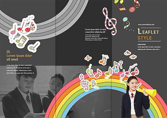 PSD 템플릿 학생 표지디자인 북디자인 출판디자인 여학생 여자 교육 표지 남자 교복 남학생 리플렛 무지개 북커버 음표 3단접지 청소년 웃음 팜플렛 여러명 상반신 확성기 한국인 높은음자리표 청소년교육 이미지템플릿 자연요소 기호 옷 음악 다수 표정 사람 동양인 파일형식