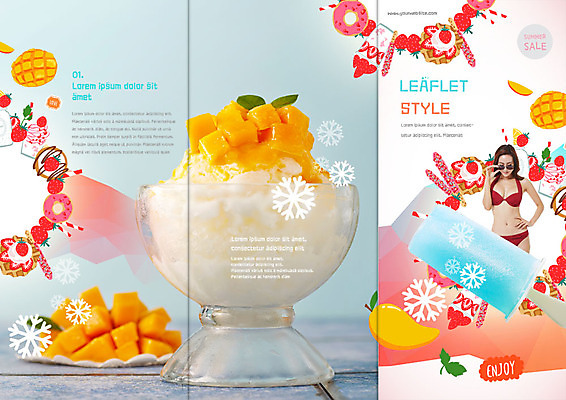 PSD 템플릿 표지디자인 북디자인 출판디자인 여자 표지 리플렛 북커버 3단접지 디저트 여름음식 한명 팜플렛 20대 성인 여름 여름휴가 바캉스 비키니 선글라스 한국인 망고 막대아이스크림 망고빙수 제철음식 이미지템플릿 1 계절 수영복 안경 음식 휴가 아이스크림 사람 동양인 청년 열대과일 빙수 제철 파일형식 여름_계절