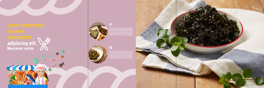 PSD 템플릿 접시 표지디자인 북디자인 출판디자인 여자 내지 어린이 한식 리플렛 북커버 3단접지 반찬 한명 소녀 팜플렛 요리사 한국인 식탁보 김자반 이미지템플릿 직업 1 식기 음식 사람 동양인 파일형식