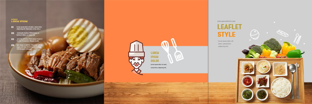 PSD 템플릿 접시 표지디자인 북디자인 출판디자인 표지 한식 리플렛 북커버 3단접지 젓가락 밥 반찬 피망 쟁반 한명 팜플렛 숟가락 요리사 브로콜리 계란장조림 장조림 이미지템플릿 직업 1 식기 음식 채소 수저 사람 조림 파일형식