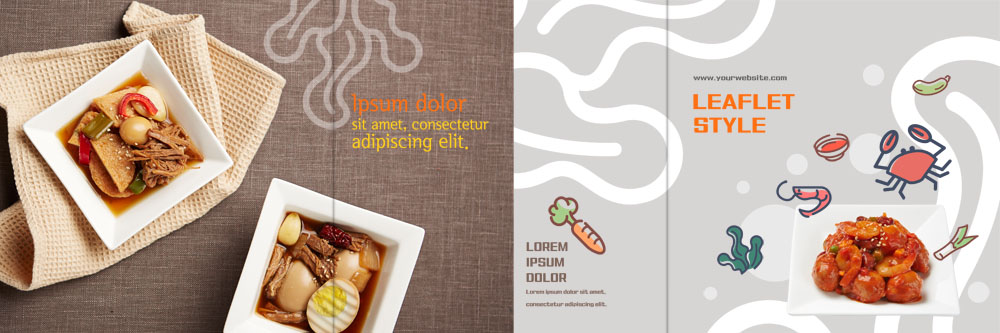 PSD 템플릿 접시 표지디자인 북디자인 출판디자인 표지 한식 음식 리플렛 북커버 3단접지 반찬 팜플렛 사람없음 식탁보 계란장조림 장조림 이미지템플릿 식기 조림 파일형식