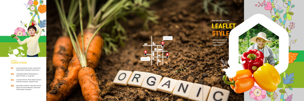 PSD 템플릿 표지디자인 북디자인 출판디자인 표지 남자 어린이 리플렛 북커버 3단접지 피망 소년 팜플렛 성인 두명 30대 흙 당근 한국인 농부 유기농 밀짚모자 약도 이미지템플릿 직업 모자_잡화 웰빙 지도 채소 뿌리채소 사람 동양인 장년 파일형식