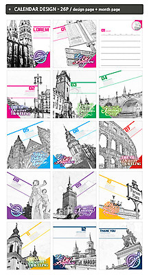 템플릿 건축물 ZIP 해외여행 여행 사람없음 관광지 성당 달력 세계여행 콜로세움 랜드마크 탁상달력 인디자인 INDD 이미지템플릿 해외 건축 종교건축 세계 로마 파일형식