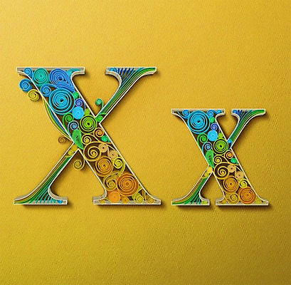 PSD 알파벳 영어 종이 일러스트 대문자 타이포그라피 사람없음 금지 페이퍼아트 X 아니오 질감 소문자 국내일러스트 문자 파일형식