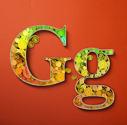 PSD 알파벳 영어 종이 일러스트 대문자 타이포그라피 사람없음 페이퍼아트 G 질감 소문자 국내일러스트 문자 파일형식