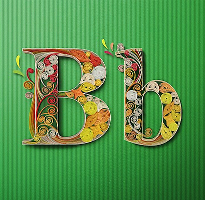 PSD 알파벳 영어 종이 일러스트 대문자 타이포그라피 사람없음 페이퍼아트 B 질감 소문자 국내일러스트 문자 파일형식