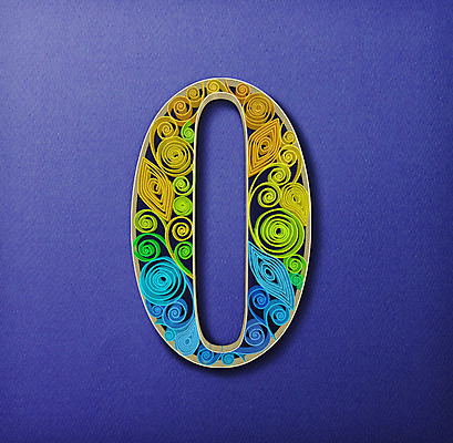 PSD 종이 일러스트 타이포그라피 사람없음 숫자 페이퍼아트 질감 영 국내일러스트 문자 파일형식