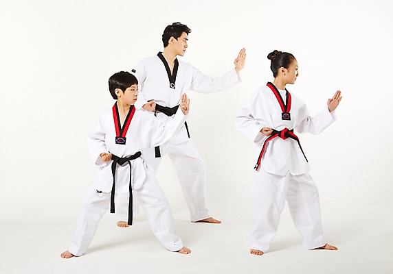 포토 JPG 스튜디오촬영 전신 여학생 여자 남자 남학생 청소년 실내 서기 20대 성인 앞모습 옆모습 10대 세명 운동 한국인 태권도 태권도복 품새 검은띠 사교육 사범 방과후 품띠 국내포토 학생 교육 스포츠용품 뷰포인트 모션 건강 도복 사람 동양인 청년 내부 격투기 끈 파일형식