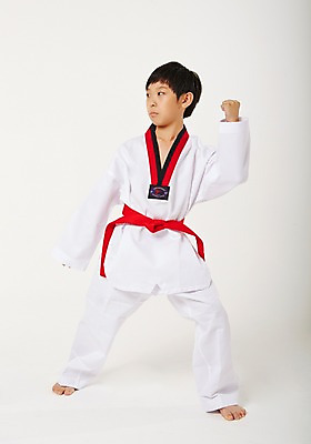 포토 JPG 스튜디오촬영 전신 남자 남학생 청소년 실내 한명 서기 앞모습 10대 운동 한국인 태권도 태권도복 품새 사교육 십대남자한명만 방과후 빨간띠 국내포토 1 학생 교육 스포츠용품 뷰포인트 모션 건강 도복 사람 동양인 내부 격투기 끈 남자한명만 십대남자만 파일형식