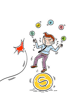 전신 남자 일러스트 한명 서기 성인 경제 동전 화폐기호 공굴리기 채찍 국내일러스트 AI파일 1 기호 돈 모션 사람 화폐 굴리기 파일형식 벡터