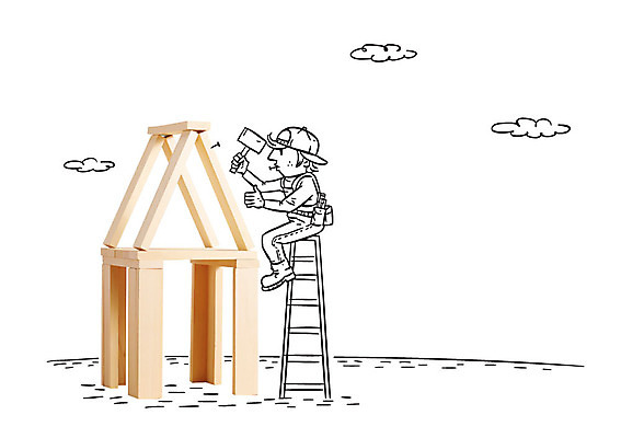 편집 편집이미지 남자 건축 사다리 한명 성인 못 망치 목수 집짓기 나무블록 이미지편집 AI파일 직업 1 모션 사람 목재 블록 도구 공구 파일형식 벡터