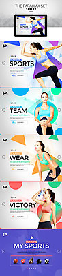 PSD 외국인 템플릿 여자 스포츠 웹템플릿 건강 여러명 성인 태블릿 홈페이지 홈페이지시안 시차스크롤 반응형 패럴렉스 이미지템플릿 다수 사람 인종 전자제품 스마트기기 파일형식