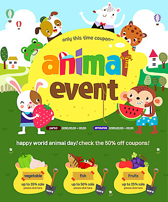 PSD 동물 템플릿 반려견 웹템플릿 과일 딸기 수박 이벤트페이지 개구리 이벤트 사람없음 반려동물 원숭이 토끼 강아지 삽 레몬 표범 반려 이미지템플릿 포유류 양서류 개 페이지 파일형식