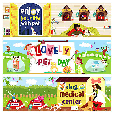 PSD 템플릿 배너 여자 남자 반려견 어린이 웹템플릿 창문 여러명 성인 반려동물 고양이 붓 팔레트 강아지 개집 수의사 개뼈다귀 반려 이벤트배너 웹배너 애묘용품 이미지템플릿 동물 다수 포유류 사람 의사 개 애견용품 애견간식 파일형식 반려용품