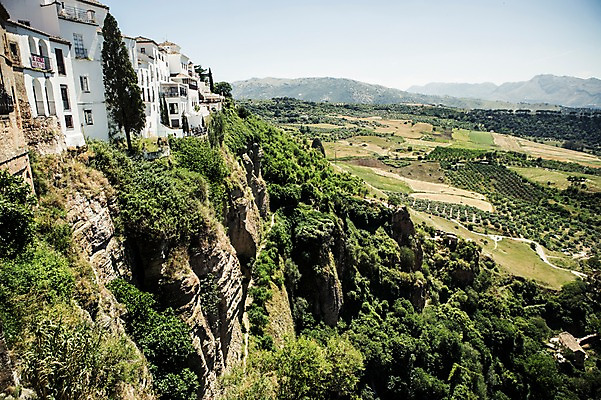 포토 JPG 주간 해외풍경 계절 유럽 여행 풍경 사람없음 야외 건물 여름 마을 절벽 스페인 론다 안달루시아 국내포토 자연요소 해외 건축물 나라 파일형식