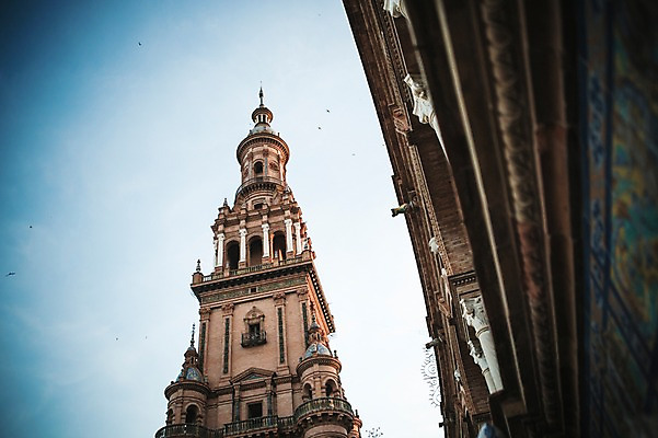 포토 JPG 주간 해외풍경 계절 유럽 여행 풍경 사람없음 야외 건물 여름 스페인 안달루시아 세비아 스페인광장 국내포토 자연요소 해외 건축물 나라 광장 파일형식