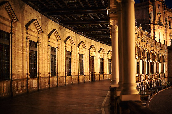 포토 JPG 해외풍경 계절 유럽 여행 야경 사람없음 야외 건물 여름 스페인 안달루시아 세비아 스페인광장 국내포토 해외 건축물 나라 풍경 야간 광장 파일형식 풍경_경치