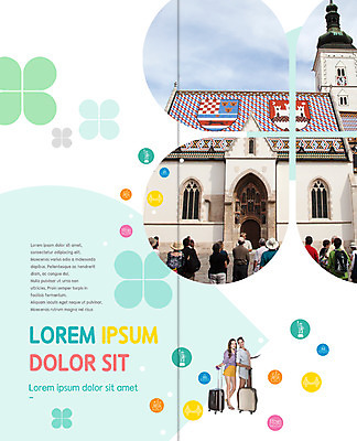 PSD 서양인 템플릿 표지디자인 건축물 북디자인 출판디자인 여자 남자 내지 리플렛 해외여행 여행 2단접지 북커버 팜플렛 여러명 20대 성인 관광지 여행객 캐리어 크로아티아 이미지템플릿 외국인 해외 건축 유럽 다수 사람 청년 여행가방 파일형식