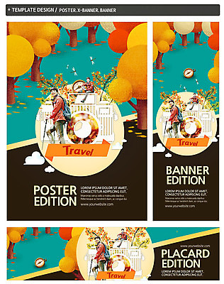 PSD 배너템플릿 남자 가로배너 ZIP 포스터 세로배너 여행 성인 두명 30대 세트 카메라 트래킹 한국인 가을 현수막 잠자리 등산복 템플릿 배너 옷 계절 곤충 레저 사람 동양인 가로 세로 장년 전자제품 등산 파일형식