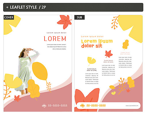 외국인 템플릿 여자 ZIP 포스터 리플렛 여행 한명 성인 가을 전단템플릿 전단 은행잎 가을여행 인디자인 INDD 이미지템플릿 1 계절 잎 사람 인종 홍보물 파일형식 가을_계절