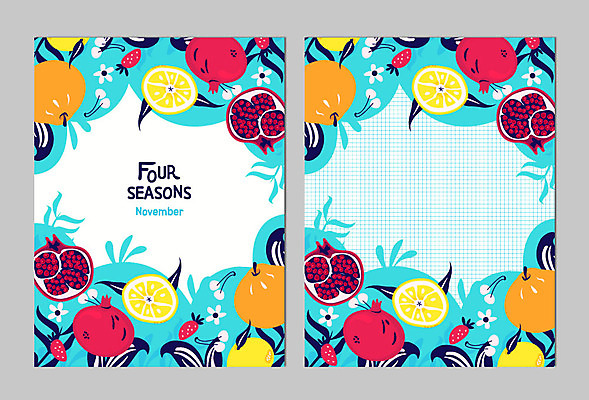 식물 사계절 계절 꽃 백그라운드 잎 과일 일러스트 딸기 사람없음 달력 가을 풀잎 11월 레몬 석류 모눈종이 유자 자연물 트로피컬아트 가을배경 국내일러스트 AI파일 종이 자연 풀_식물 날짜 그림 파일형식 벡터 가을_계절