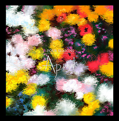 PSD 꽃 백그라운드 일러스트 사람없음 봄 달력 4월 봄배경 국내일러스트 식물 계절 날짜 파일형식