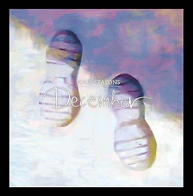 PSD 백그라운드 겨울 일러스트 사람없음 달력 눈 발자국 12월 겨울배경 국내일러스트 자연요소 계절 자국 날씨 날짜 파일형식