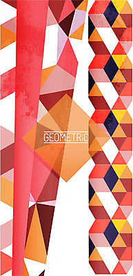 도형 계절 백그라운드 패턴 일러스트 사람없음 사각형 패턴백그라운드 달력 가을 삼각형 지오메트릭 가을배경 국내일러스트 AI파일 무늬 파일형식 벡터 가을_계절