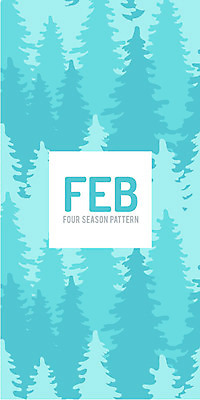 나무 사계절 백그라운드 겨울 패턴 일러스트 사람없음 패턴백그라운드 달력 파스텔 2월 겨울배경 국내일러스트 AI파일 식물 계절 무늬 학용품 날짜 파일형식 벡터