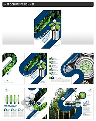 템플릿 ZIP 전구 팜플렛 사람없음 새싹 자연보호 그린캠페인 재활용 캔 에코 인디자인 INDD 이미지템플릿 식물 캠페인 자연 환경 보호 친환경 파일형식