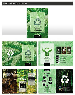 템플릿 ZIP 그래프 나뭇잎 팜플렛 사람없음 자연보호 그린캠페인 재활용 에코 나무토막 인디자인 INDD 이미지템플릿 캠페인 잎 자연 환경 보호 친환경 파일형식