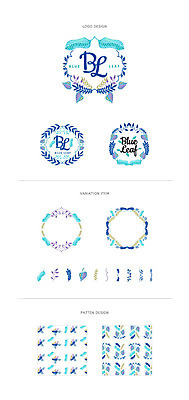 리본 백그라운드 패턴 일러스트 나뭇잎 프레임 사람없음 세트 라벨 심볼 웹엘리먼트 국내일러스트 AI파일 잎 무늬 엘리먼트 파일형식 벡터